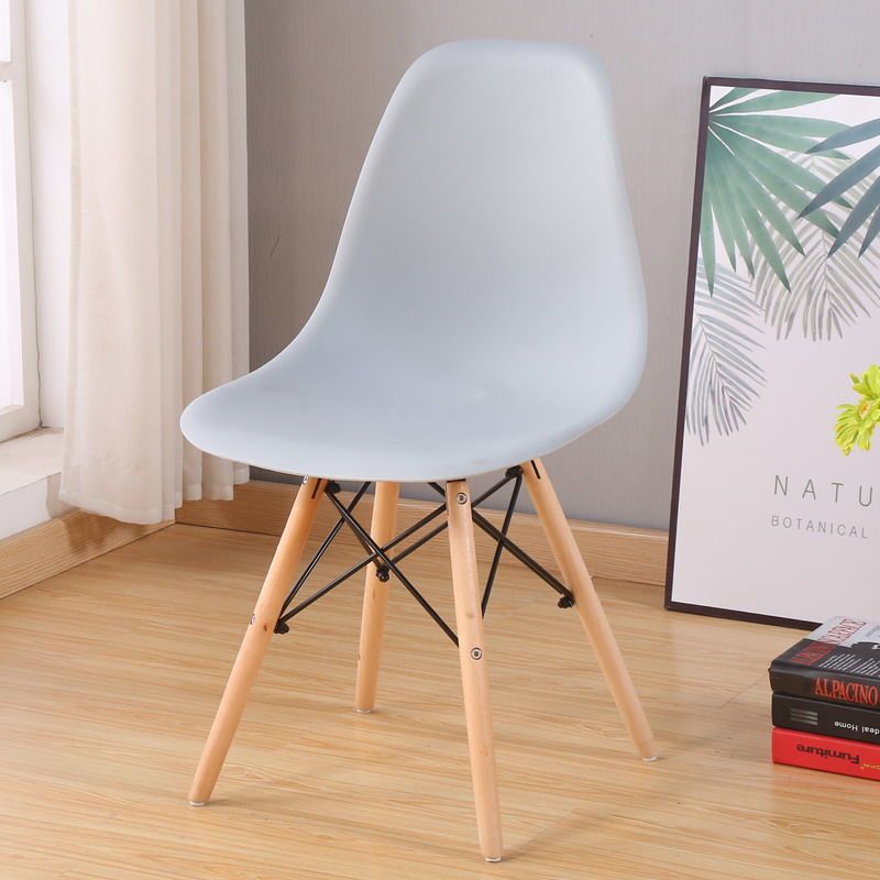 Internet Celebrity Back Chair Nordic Leisure Solid Wood Home Dining Chair Personality Negotiation Desk Chair