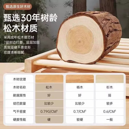 Solid wood desk thickened desktop home office desk and chair workbench rectangular bedroom computer table simple desk