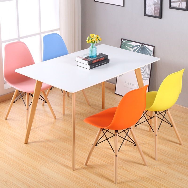 Internet Celebrity Back Chair Nordic Leisure Solid Wood Home Dining Chair Personality Negotiation Desk Chair