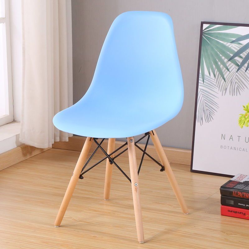 Internet Celebrity Back Chair Nordic Leisure Solid Wood Home Dining Chair Personality Negotiation Desk Chair