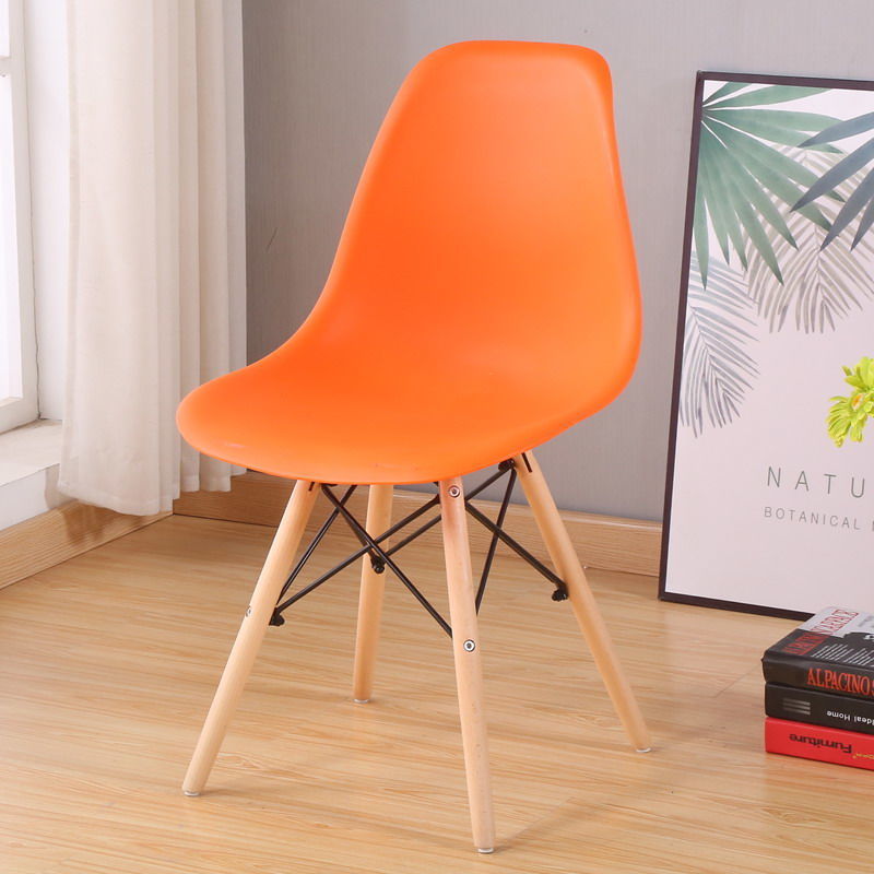 Internet Celebrity Back Chair Nordic Leisure Solid Wood Home Dining Chair Personality Negotiation Desk Chair