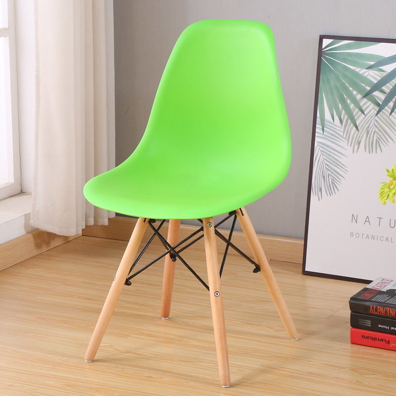 Internet Celebrity Back Chair Nordic Leisure Solid Wood Home Dining Chair Personality Negotiation Desk Chair