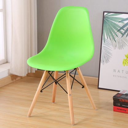 Internet Celebrity Back Chair Nordic Leisure Solid Wood Home Dining Chair Personality Negotiation Desk Chair