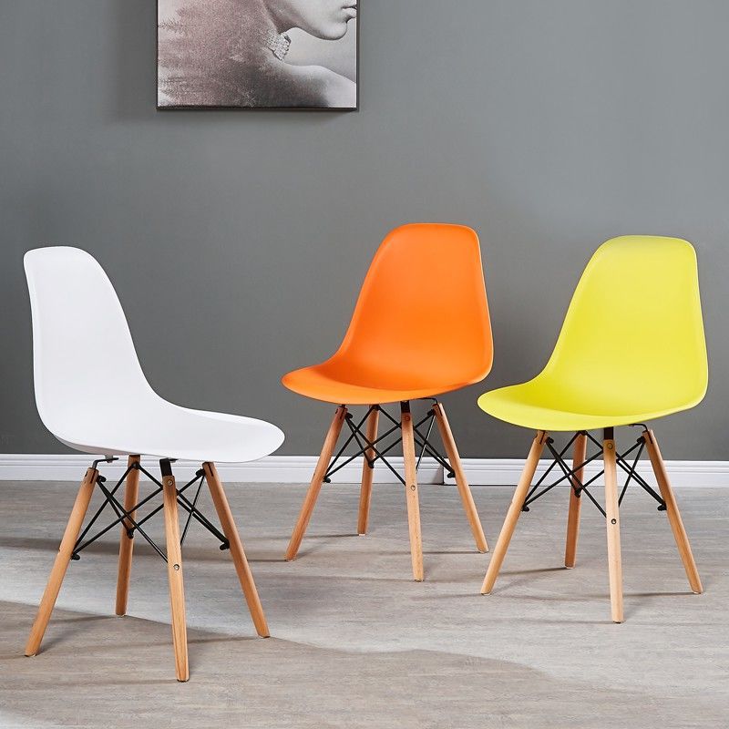 Internet Celebrity Back Chair Nordic Leisure Solid Wood Home Dining Chair Personality Negotiation Desk Chair