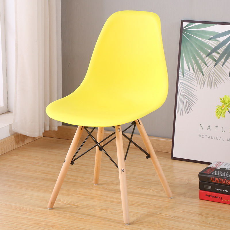 Internet Celebrity Back Chair Nordic Leisure Solid Wood Home Dining Chair Personality Negotiation Desk Chair