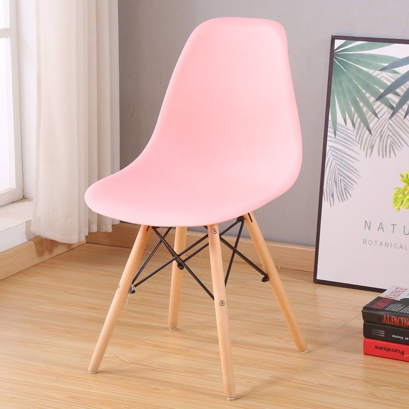Internet Celebrity Back Chair Nordic Leisure Solid Wood Home Dining Chair Personality Negotiation Desk Chair