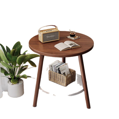 Small round table coffee table simple living room household sofa side few bedroom bedside table creative mini simple balcony table